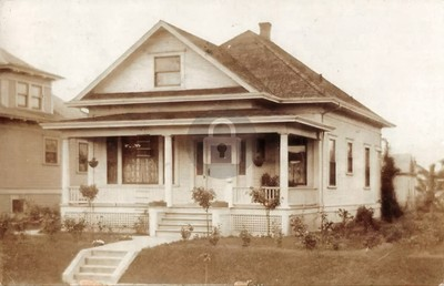#ad #ad Portland Oregon House Craftsman Home 1909 RPPC Photo Postcard COPY $4.95