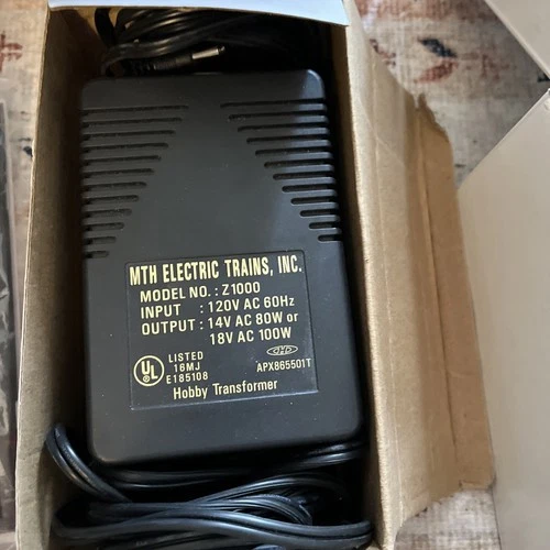 Used MTH Z1000 75-Watt Power Brick 40-1000A (no Box)