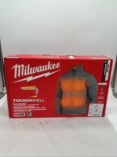 Medium M12 12V Lithium-Ion Milwaukee TOUGHSHELL Gray Heated Jacket