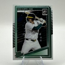 NICK KURTS 2025 Panini Donruss - Optic Rated Prospects RC #154 Oakland As