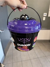 Halloween bucket!!!!  New 2025 Dunkin Donuts Halloween bucket!