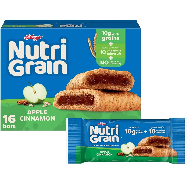 Whole Grain Chewy Breakfast Bars 16 Count Healthy Snack On T