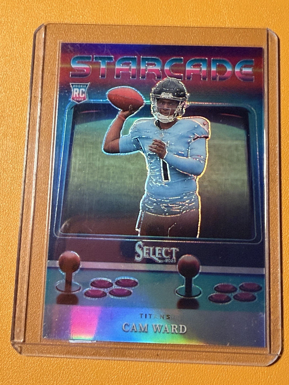 2025 Panini Select Cam Ward Starcade #14 Case Hit SSP Rookie RC Titans