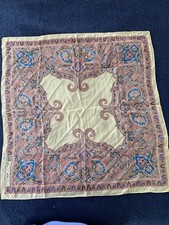 Anne Klein 25  Square Paisley Silk Scarf