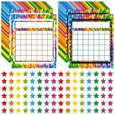 66 Classroom Incentive Charts 2080 Star Stickers - Positive Behavior Rewards