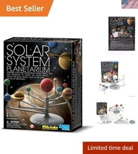 Glow in the Dark Solar System Planetarium - Hands-On Learning Set for Ages 8+