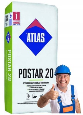 Atlas Postar 20 Schnelltrocknende Zementgrundierung 25 kg
