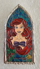 🌟DLR DISNEY~WINDOWS OF MAGIC~LITTLE MERMAID~ARIEL LE PIN-FREE SHIPPING!