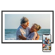 Digital Picture Frame, 15.6 Inch Large Frameo Digital Photo Frame WiFi, 32GB,...