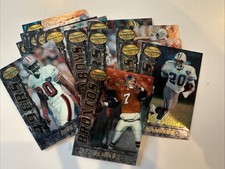 Topps 1995 Bowman's Best Football 16 card lot HOFs Elway, Rice, Sanders, Marino￼