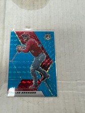 Nolan Arenado 2021 Panini Mosaic Fluorescent Blue Mosaic Prizm #34 #13/15 NrMt