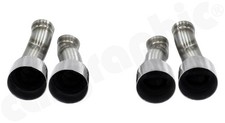 CARGRAPHIC 100mm Sport Endrohre für Porsche Panamera 970.2 Gebürstet
