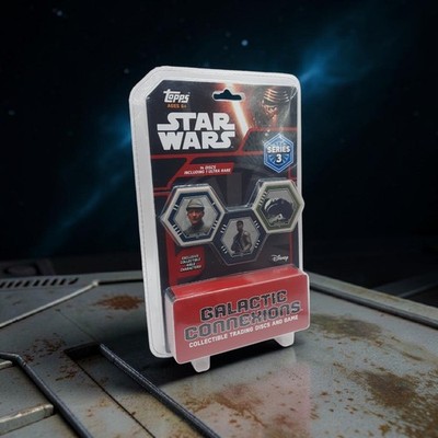 Topps Disney Star Wars Galactic Connexions Collectible Trading Discs Ultra 