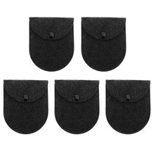 5pcs Pouches Holder Carrying Storage Pouch Bags Soft Small Protective...