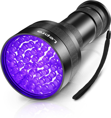 UV Taschenlampe, 51 LED UV Licht Taschenlampe, 395Nm Ultraviolett Taschenlampe, Schwarzlichterkennung