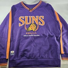 Vintage Phoenix Suns NBA Crewneck Sweatshirt Purple Men's Medium Licensed