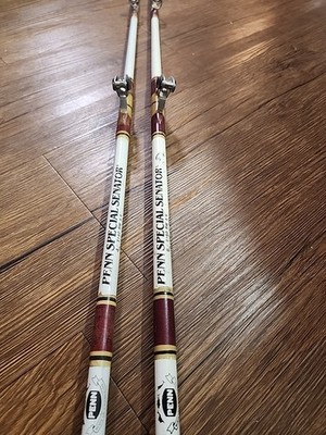 2 Penn Special Senator 6/0 & 4/0 Fishing Rods 3160 3140 