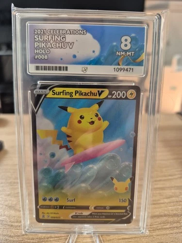 Pokemon TCG Celebrations Pikachu v Surfing 008/025 ACE 8