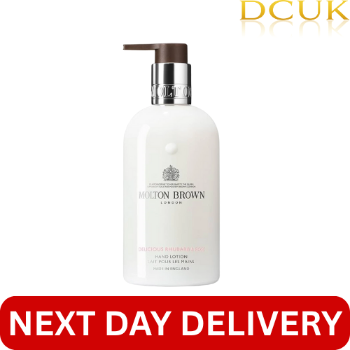 MOLTON BROWN Delicious Rhubarb & Rose Hand Lotion 300ml -Box Damaged/Unused