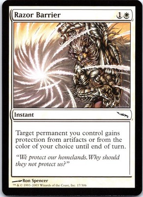 Razor Barrier C Mirrodin 17 NM