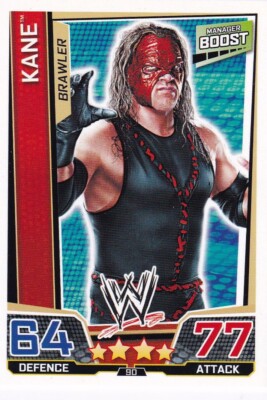 Kane WWE Pro Wrestling Trading Card Topps Europe Wrestler 2013 Slam Attax WWF