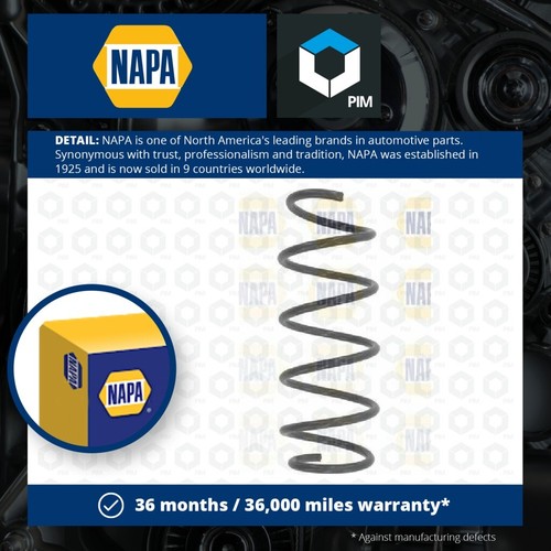 Coil Spring fits VAUXHALL CORSA D 1.2 Front 2006 on Suspension NAPA