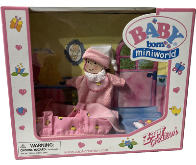 ZAPF CREATIONS Baby Born Mini World Bedtime Doll Set | eBay