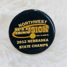 2012 Nebraska Illusion State Champs Northwest Illusion Softball 14U Lapel Pin