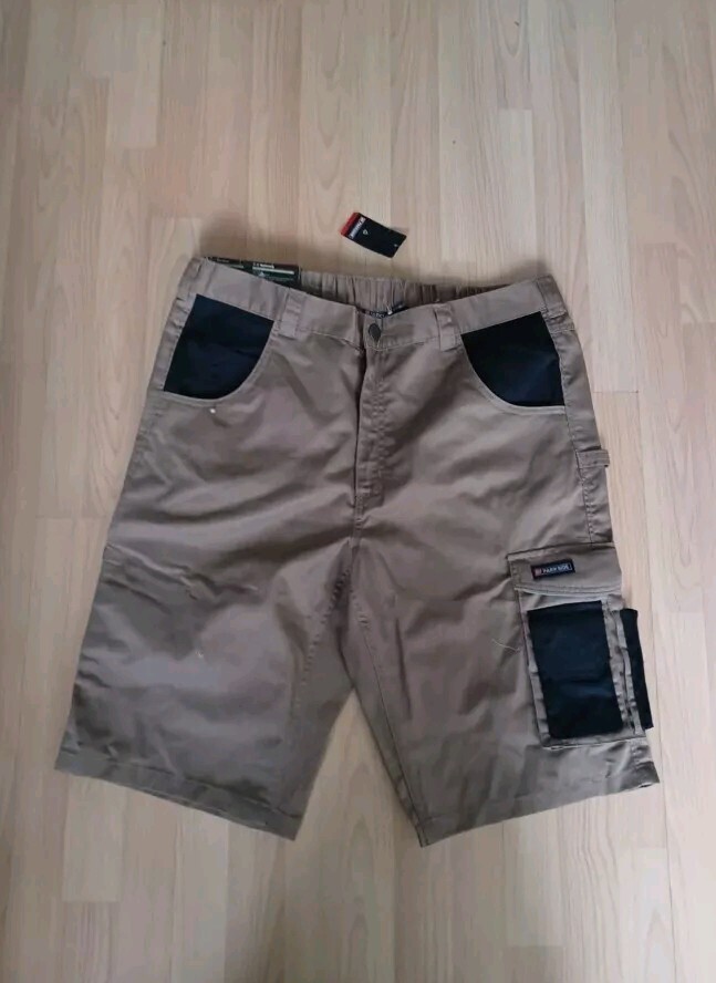 Parkside Work Shorts Brown Black, Red Black, Blue Black Pockets