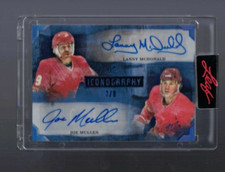 2022 Leaf Art of Hockey - Lanny McDonald Joe Mullen Iconography Dual Auto #7/8
