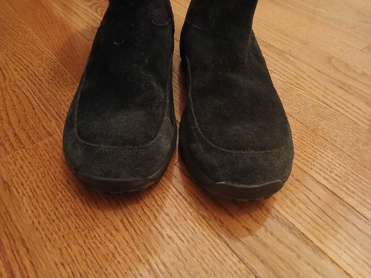 L.L. Bean Men’s Black Suede Boots w/Inside Zipper Size 8 1/2 M L.L. Bean Black Suede Boots for Men for Sale | Shop New  main image 2
