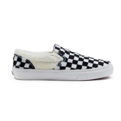sherpa vans slip ons