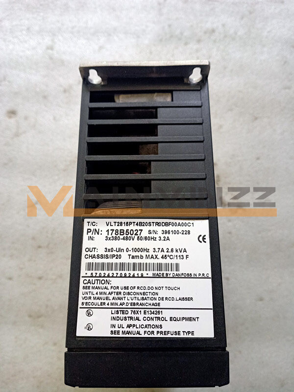 1PC Danfoss VL2800 VLT2815PT4B20STR0DBF00A00C1 178B5027 Used