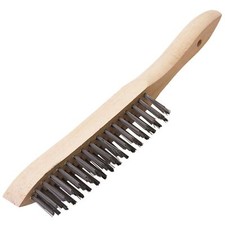 Image of Draper 31548 310mm Heavy Duty 3 Row Wire Scratch Brush