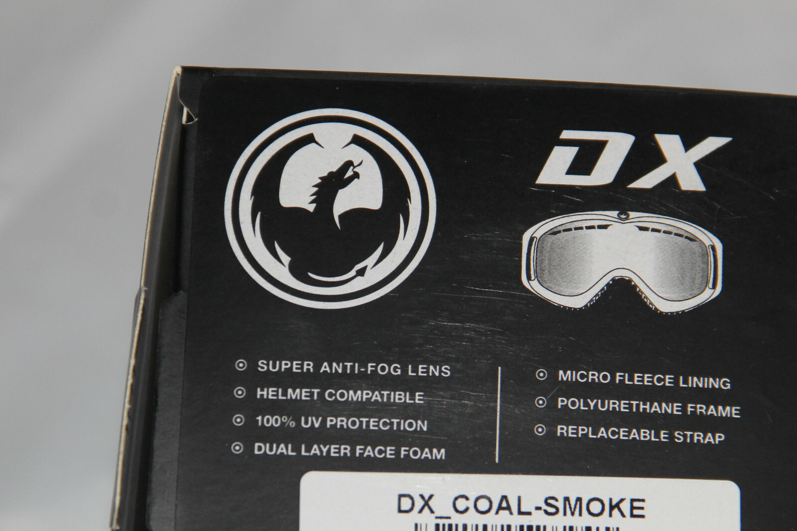 Dragon DX goggle buy from Dragon dealer ski snowboard goggles NEW in box black 