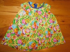 Handmade Toddler Girl Sun Dress Flower Power