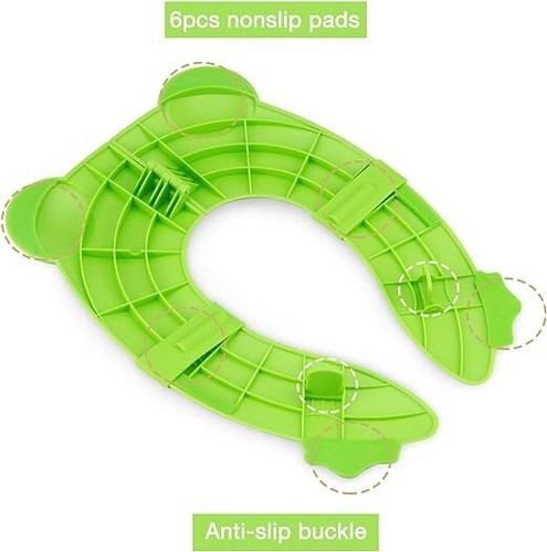 Toilet Seat Cover | Folding Travel Toilet Seat for Children and Potty Training - Picture 3 of 6