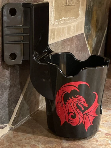 MEDIEVAL MADNESS Pinball Machine Beverage Glitter Drink Cup Holder Mod Version 3