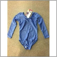 ANNIEL BODY BAMBINA GINNASTICA RITMICA ARTISTICA MADEINITALY AZZURRO TG. 7/8ANNI