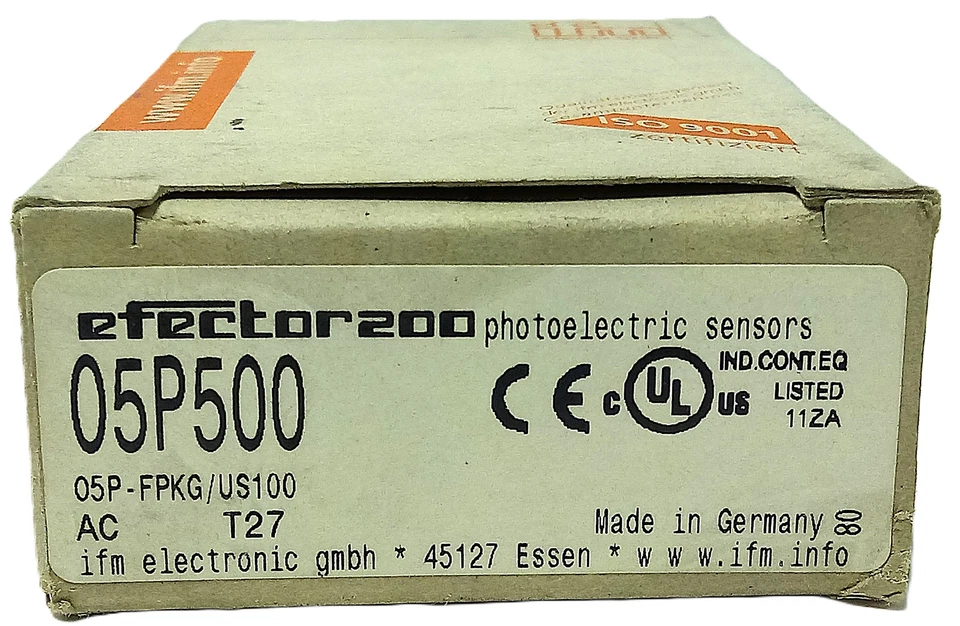 Efector O5P-FPKG/US100 05P500 10-36 V DC Photoelectric Proximity Sensor - Image 2 of 3