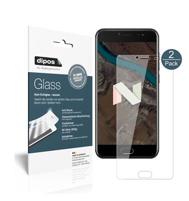 2x Schutzfolie für Ulefone T1 Premium - Anti-Shock 9H Folie dipos Glass