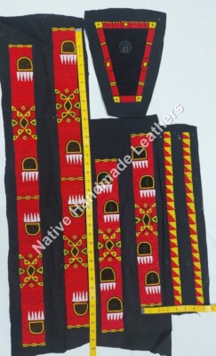 Powwow Handmade American Sioux Bead work for War Shirts / Pants ...