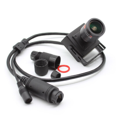 Mini Box HD 4MP Audio CCTV POE IP Camera Network Security 48V Indoor ONVIF XMEye