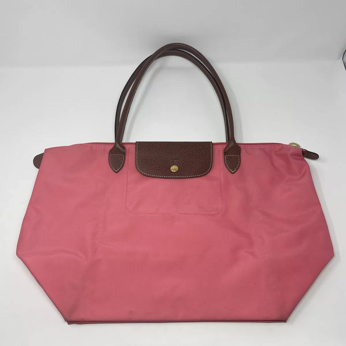 Longchamp Le Pliage Leather Shoulder Bag, Shopping Tote