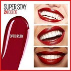 MAYBELLINE SuperStay 24HR 2-step Lipcolor OPTIC RUBY 310 liquid lipstick 