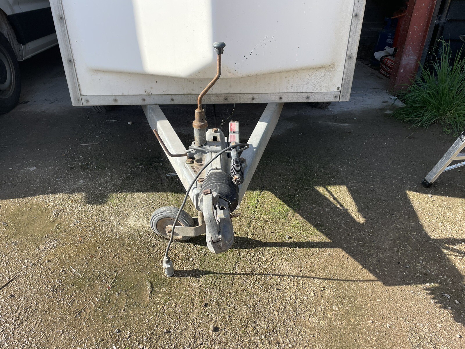 twin axle box trailer used eBay