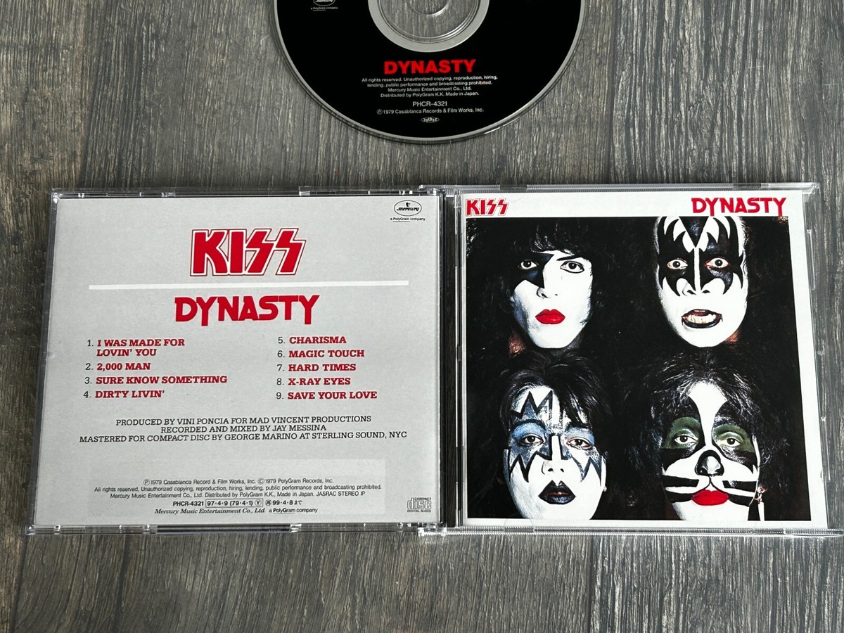 KISS CD Dynasty Remaster 1997 PHCR-4321 Japan Japanese Vintage