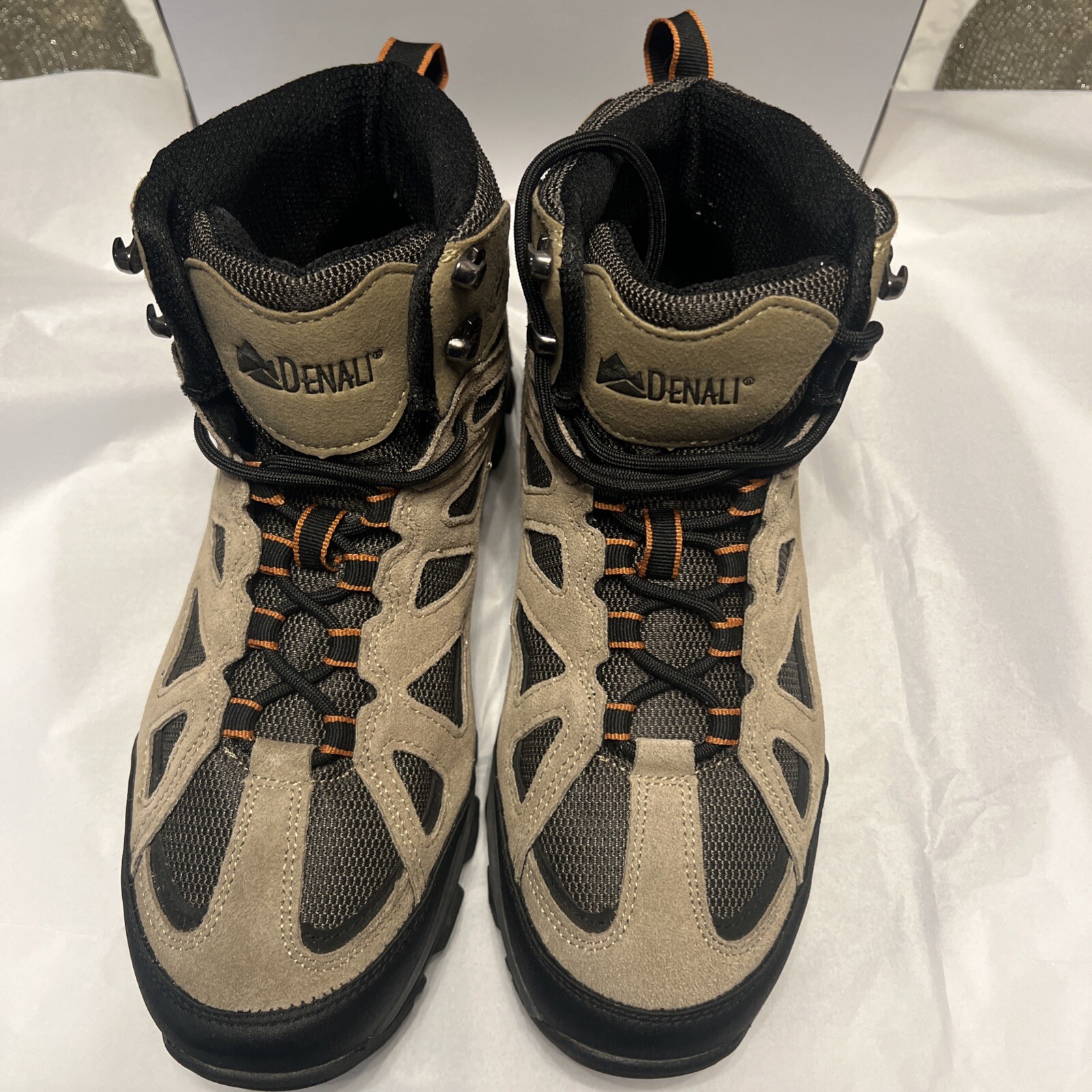 Denali Mens Outback Hiking Boots Light Brown Orange Size 10 A17U159E3  -image