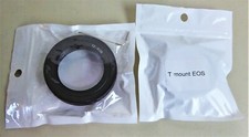 SIX 6 T-2 EOS ,T- Mount Lens Screw on Adapter Rings for Canon Multiple Models