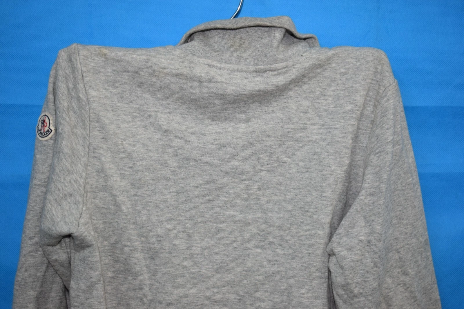 Felpa con cappuccio Moncler con cerniera taglia 8 bambini ragazzi